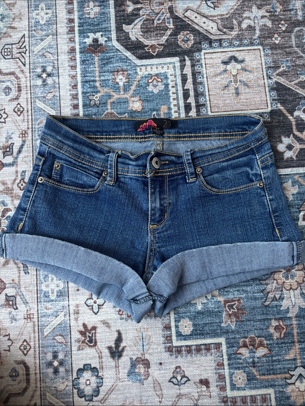 Forever 21 Blue Denim shorts